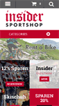 Mobile Screenshot of insider-sportshop.com